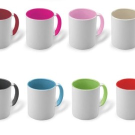 Tazza 11 oz con manico e interno colorato 