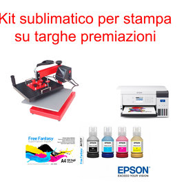 Starter kit per stampa  su targhe premiazioni