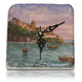 Orologio in marmo con piedino 